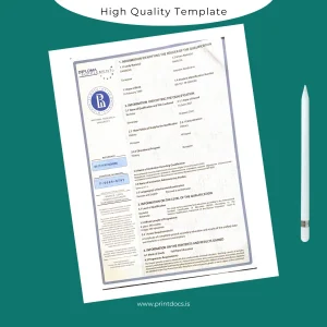 Printable USA National Research University Bachelor of Arts in History Template Image Preview - PrintDocs