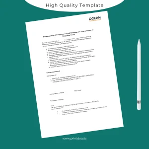 Printable USA Ocean Technologies Group HAZMAT 0151 Diploma Image Preview - PrintDocs