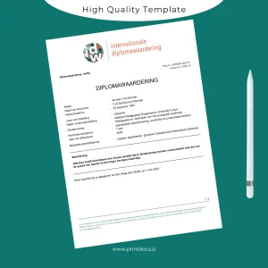 Printable Ukraine National Pedagogical Dragomanov University Specialist's Diploma Template Image Preview - PrintDocs